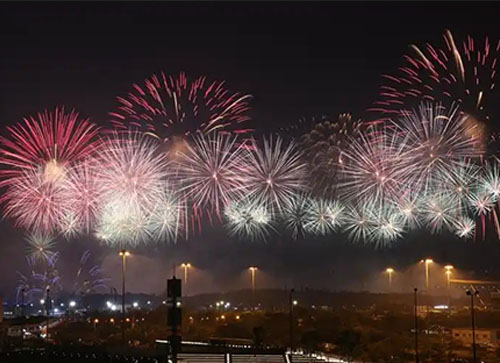 饶阳县焰火晚会